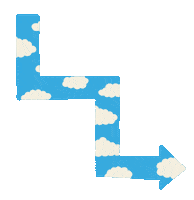 Sky Arrow Sticker by MANGO