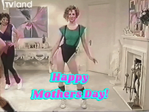 politicalproductsonline 1980s mothers day happy mothers day aerobics GIF