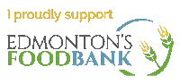 edmontonsfoodbank support food bank food donations feedyeg Sticker
