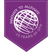 globalfoodbanking gfn food banks innovate2alleviate 15yearsofgfn Sticker