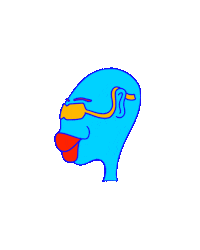 House Music Face Sticker by Finely Tuned