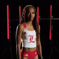 Track Field Go Cards GIF by Louisville Cardinals