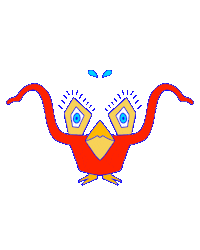 Bird Sydney Sticker by Finely Tuned