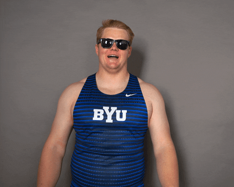 Sunglasses Shhhh GIF by BYU Cougars