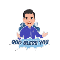 Godblessyou Sticker by Osco Olfriady Letunggamu