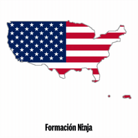 United States Flag GIF by Formación Ninja