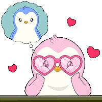 Miss You Sigh Sticker by Pudgy Penguins