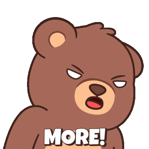 Tell Me More Lets Go Sticker by BEARISH