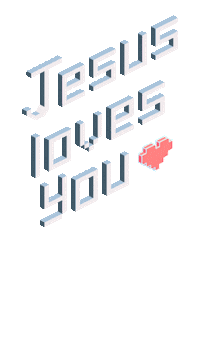 joyfuljuly love heart pink jesus Sticker