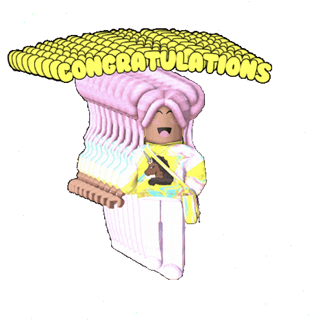 Congrats Congratulations Sticker by Afro Unicorn