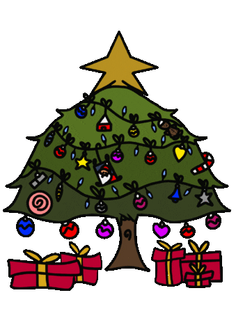 Christmas Tree Sticker