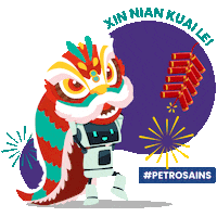 Chinese Gong Xi Fa Chai Sticker by Petrosains