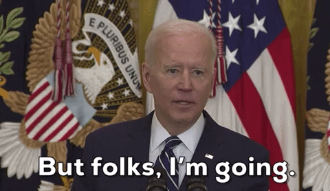 Joe Biden Goodbye GIF by GIPHY News