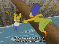 homer simpson river GIF