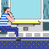 china train GIF by ailadi