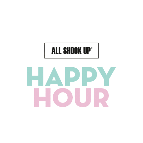 Happy Hour Sticker by All Shook Up