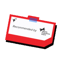 jxboard recommendation jxb rekomendasi jakarta experience board Sticker