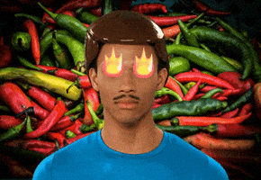 spicy chilli peppers GIF