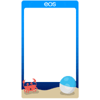 Blue Raspberry Ocean Sticker by eos Products