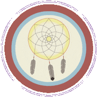 Dream Catcher Art Sticker by HuMandalas