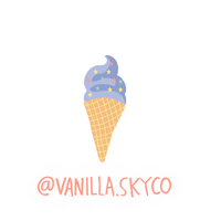 Vanillaskyco Sticker by Maria Jose Guzman