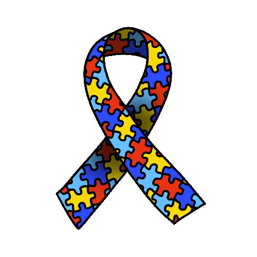 puzzle autism Sticker by Sarah The Palmer