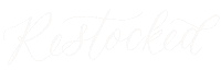 Calligraphy Restocked Sticker