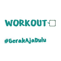 Workout Sweat Sticker by DOOfit by DOOgether