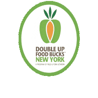 doubleupnys double up double up food bucks Sticker