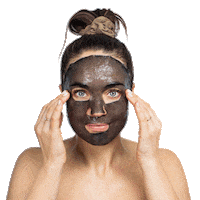 organickonjac mask facemask face mask maske Sticker