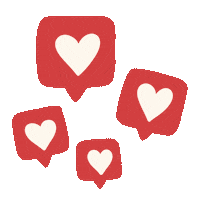 White Heart Love Sticker