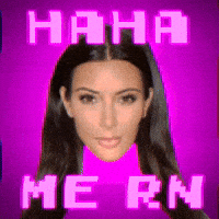Sarcastic Kim Kardashian GIF by Bubble Punk