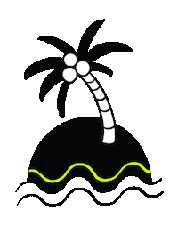 Beach Island Sticker by Contiki