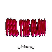 Fun Glow Sticker by grizlor