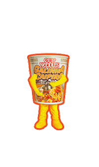 nissinbrasil cup snacks ramen noodles Sticker