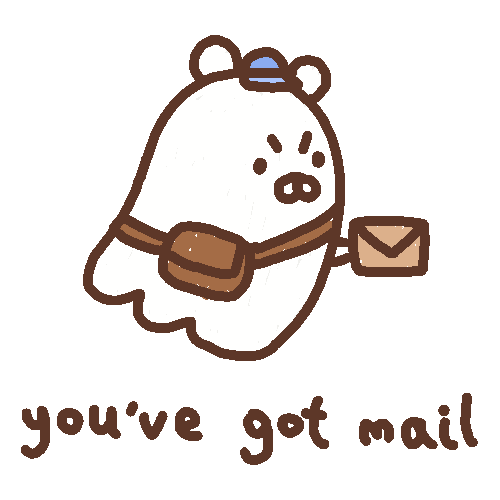 Youve Got Mail Post Sticker by Simian Reflux