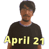 21 April Sticker