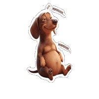 Dachshund Bassotto Sticker