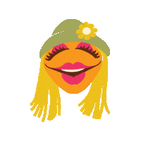 Rock And Roll Lips Sticker by Walt Disney Records