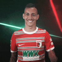 Football Smile GIF by FC Augsburg 1907