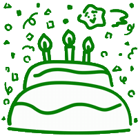 誕生日 Sticker