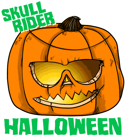 halloween sunglasses Sticker by Skull Rider