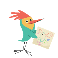 Art Create Sticker by Khan Academy Kids