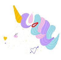 Bastardatatu unicornio bastarda bastarda tatu bastardatatu Sticker
