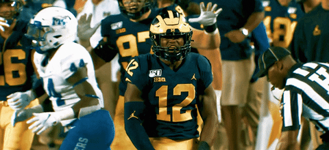 Go Blue College Football GIF by Michigan Athletics
