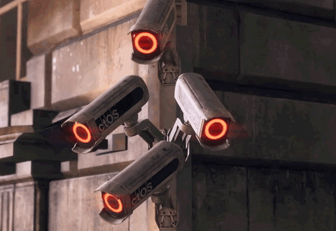 watchdogs giphyupload watching you cameras watchdogs GIF