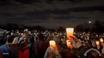 Vigil Held in Clawson, Michigan, for Victim of MSU Shooting