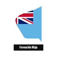 Fiji Flag Sticker by Formación Ninja