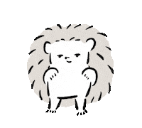 Angry Hedgehog Sticker