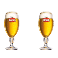 beer cheers Sticker by Stella Artois Korea